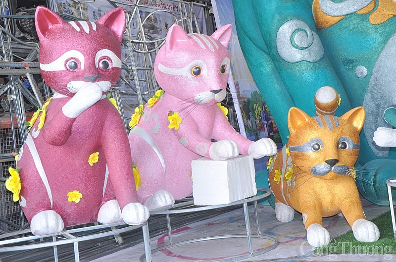 Hé lộ hình ảnh linh vật trên đường hoa Nguyễn Huệ Tết Nguyên đán Quý Mão 2023