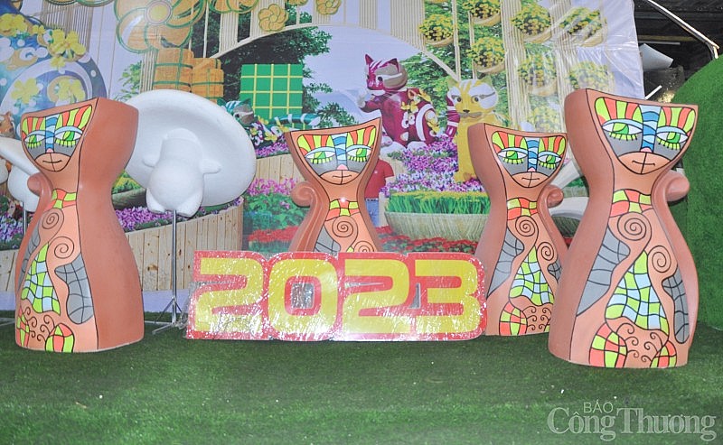 Hé lộ hình ảnh linh vật trên đường hoa Nguyễn Huệ Tết Nguyên đán Quý Mão 2023