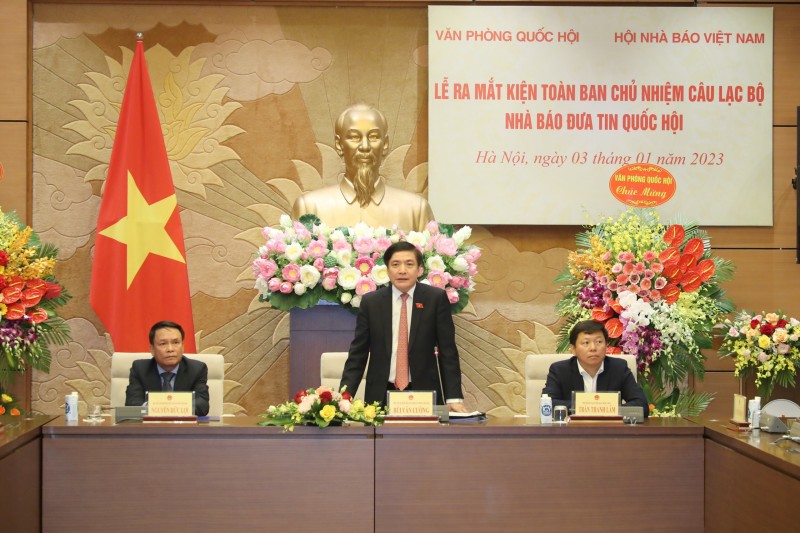 Lễ ra mắt kiện toàn Ban Chủ nhiệm Câu lạc bộ Nhà báo đưa tin Quốc hội