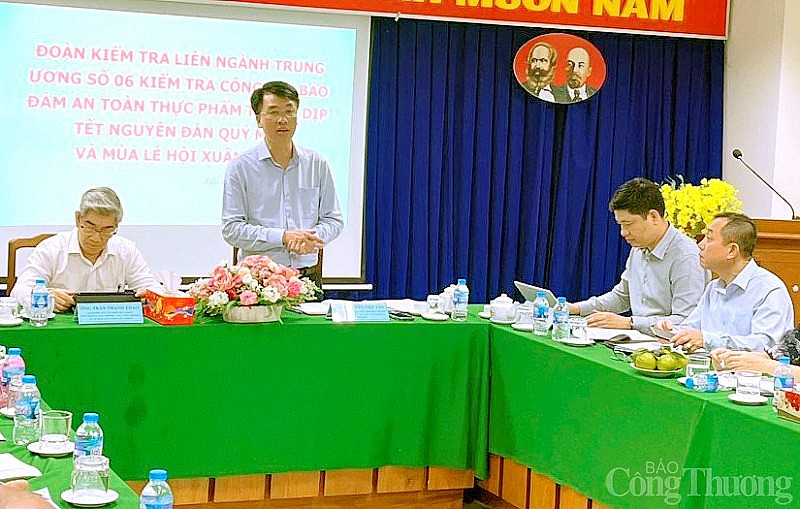 Đoàn kiểm tra liên ngành Trung ương về an toàn thực phẩm làm việc tại Tiền Giang Đoàn kiểm tra liên ngành Trung ương về an toàn thực phẩm làm việc tại Tiền Giang