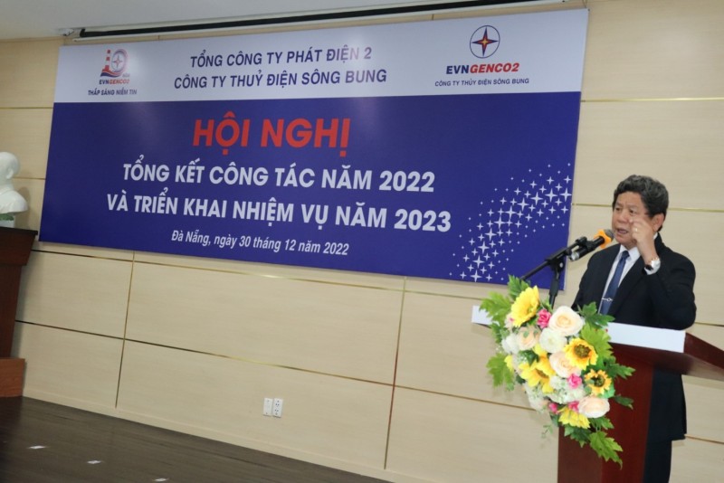 Năm 2022, Thuỷ điện Sông Bung sản xuất đạt 1,2 tỷ kWh điện