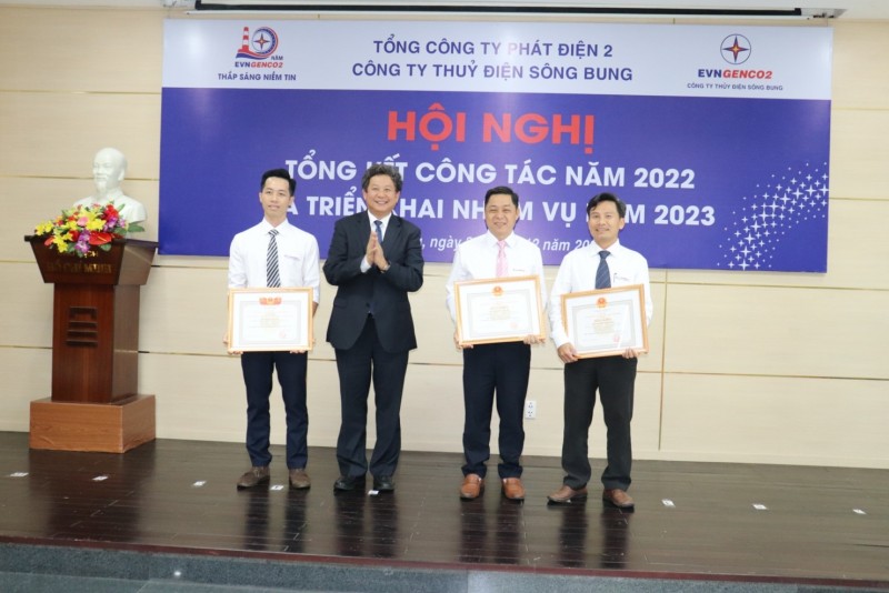 Năm 2022, Thuỷ điện Sông Bung sản xuất đạt 1,2 tỷ kWh điện