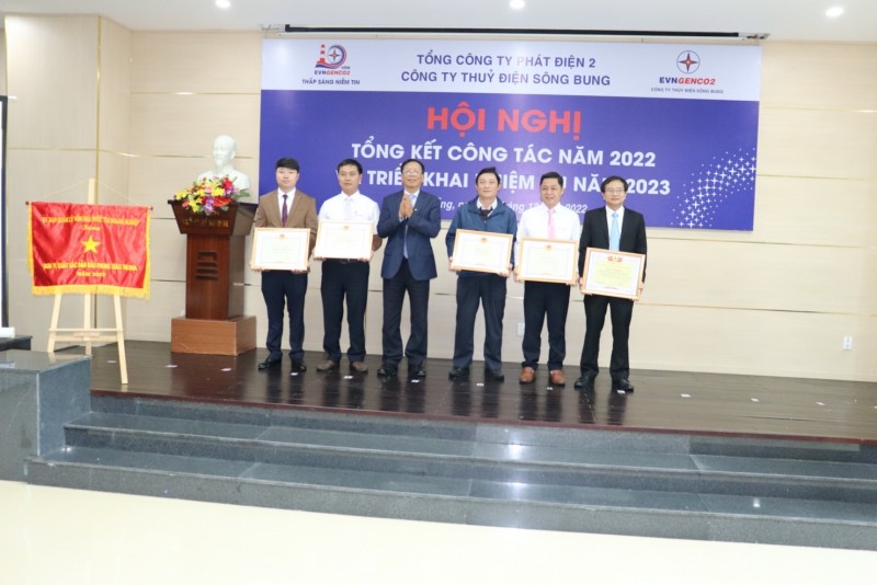 Năm 2022, Thuỷ điện Sông Bung sản xuất đạt 1,2 tỷ kWh điện