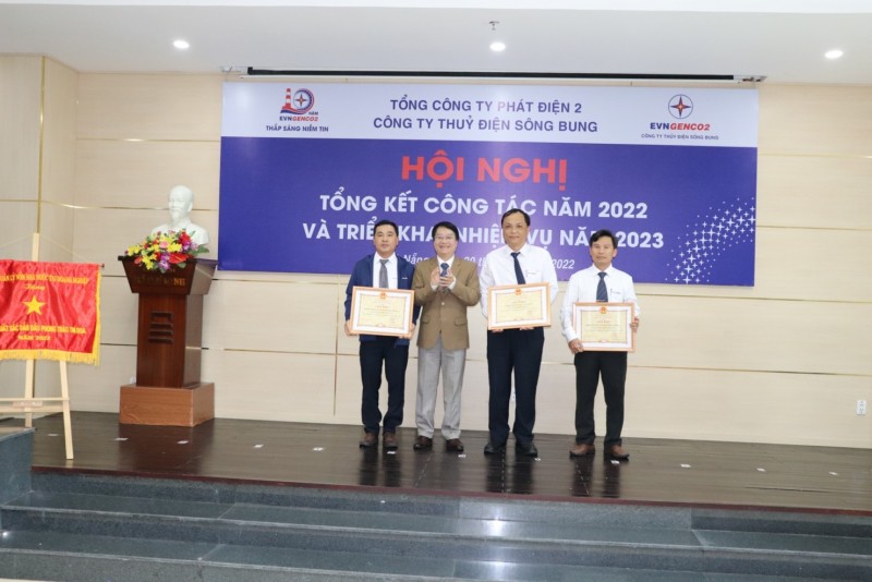 Năm 2022, Thuỷ điện Sông Bung sản xuất đạt 1,2 tỷ kWh điện