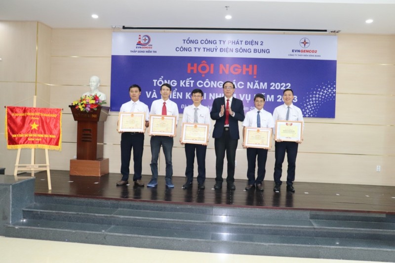 Năm 2022, Thuỷ điện Sông Bung sản xuất đạt 1,2 tỷ kWh điện