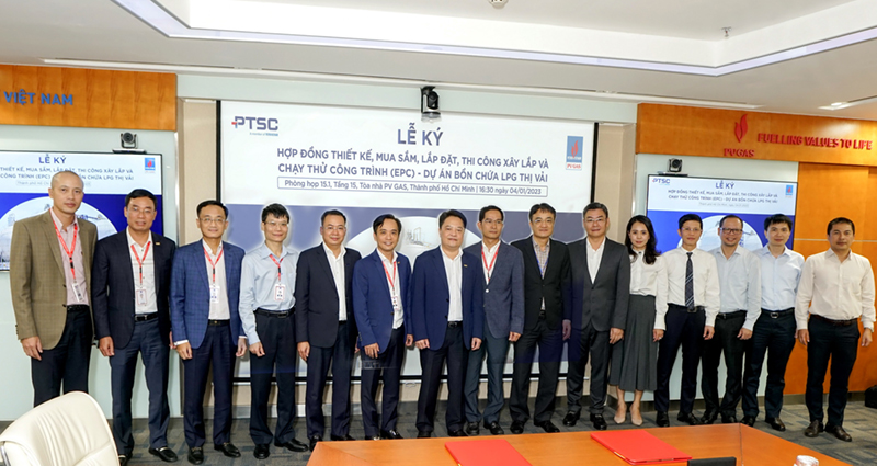 PV GAS và PTSC ký hợp đồng EPC Dự án Bồn chứa LPG Thị Vải PV GAS và PTSC ký hợp đồng EPC Dự án Bồn chứa LPG Thị Vải