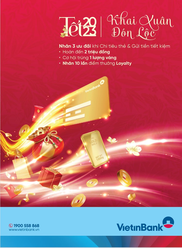 Rinh lộc đầu năm cùng vô vàn đặc quyền ưu tiên khi gửi tiết kiệm tại VietinBank Rinh lộc đầu năm cùng vô vàn đặc quyền ưu tiên khi gửi tiết kiệm tại VietinBank