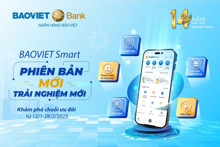Ứng dụng BAOVIET Smart chính thức ra mắt phiên bản mới Ứng dụng BAOVIET Smart chính thức ra mắt phiên bản mới