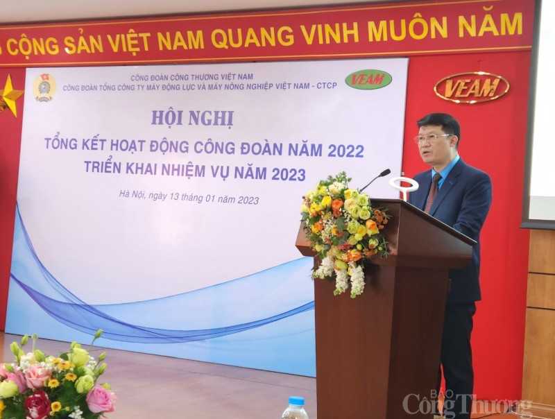 Công đoàn VEAM: Hội nghị tổng kết năm 2022, triển khai kế hoạch năm 2023 Công đoàn VEAM: Hội nghị tổng kết năm 2022, triển khai kế hoạch năm 2023