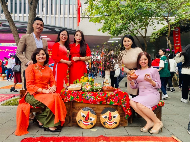 Hà Nội: Tưng bừng Hội trại Xuân Quý Mão 2023 tại Trường THCS Mai Dịch