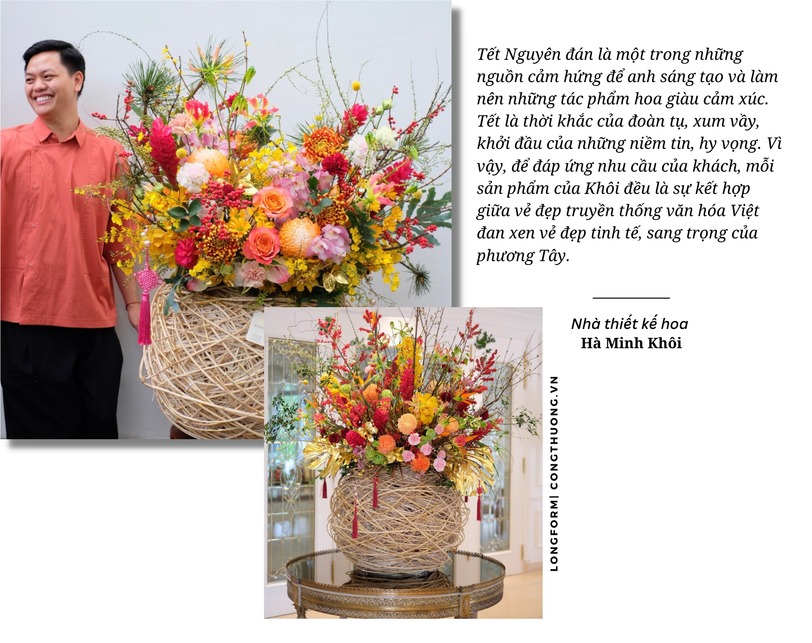Longform | Nhà thiết kế hoa Hà Minh Khôi: Hành trình xây dựng giấc mơ hoa Longform | Nhà thiết kế hoa Hà Minh Khôi: Hành trình xây dựng giấc mơ hoa