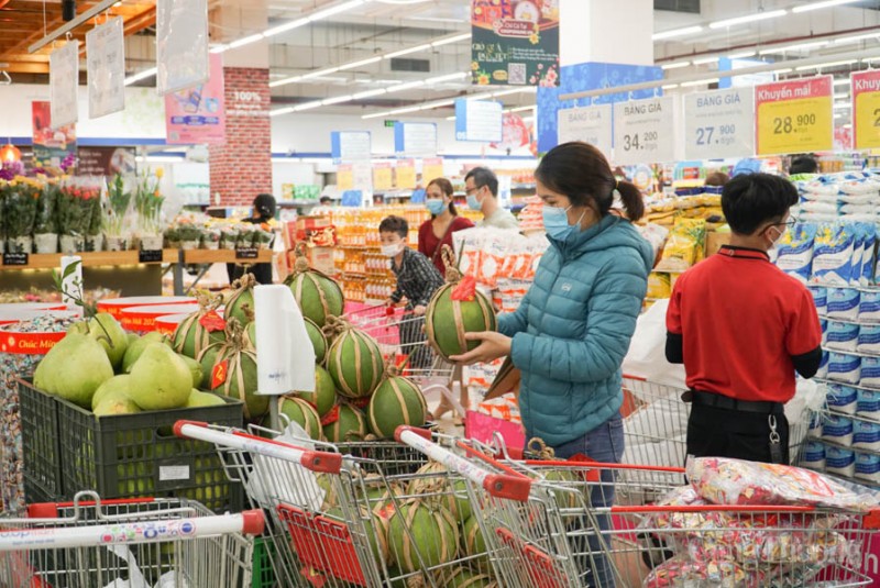 Thị trường Tết Đà Nẵng: Xu hướng người dân mua sắm Tết ở siêu thị tăng Thị trường Tết Đà Nẵng: Xu hướng người dân mua sắm Tết ở siêu thị tăng