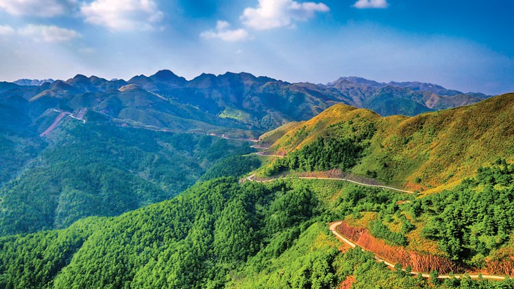 Trời trong trên núi Bình Liêu