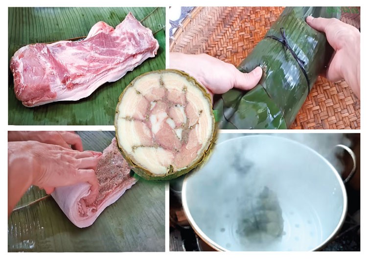 Giò nây - Món ngon làm nên vị Tết Giò nây - Món ngon làm nên vị Tết