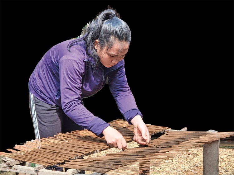 Xoi dó tìm trầm Xoi dó tìm trầm