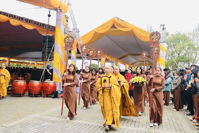 Các nghi thức tại Lễ khai hội chùa Bái Đính