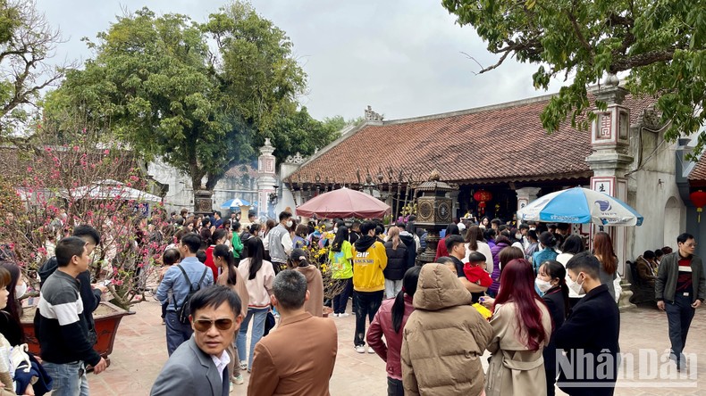 Đền Trần Nam Định tấp nập khách đi lễ, du xuân ảnh 5