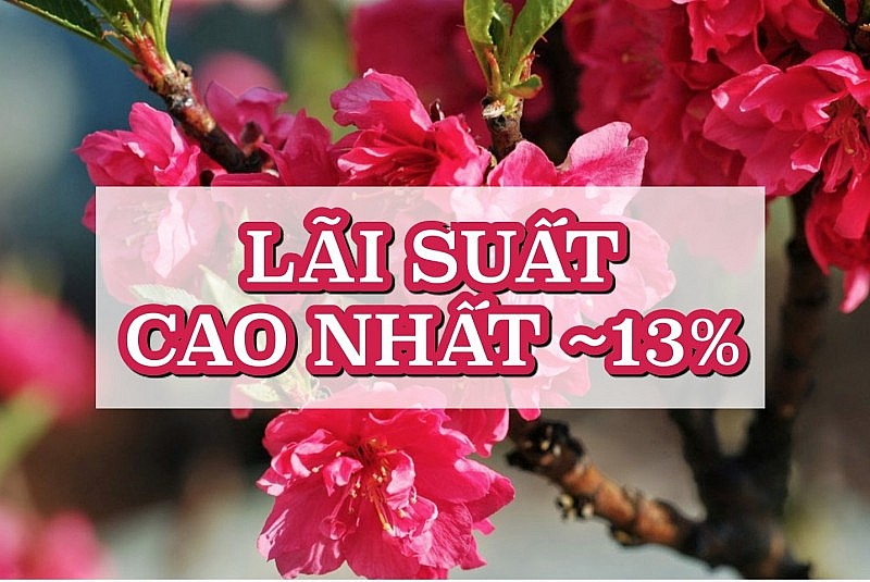 Lãi suất ngân hàng hôm nay. Đồ hoạ: Trà My