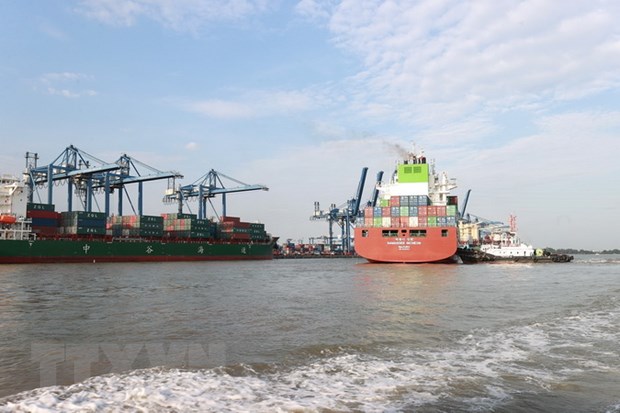 Thủ tướng dự Lễ phát lệnh ra quân sản xuất đầu năm tại cảng Tân Cảng hình ảnh 2 Thu tuong du Le phat lenh ra quan san xuat dau nam tai cang Tan Cang hinh anh 2