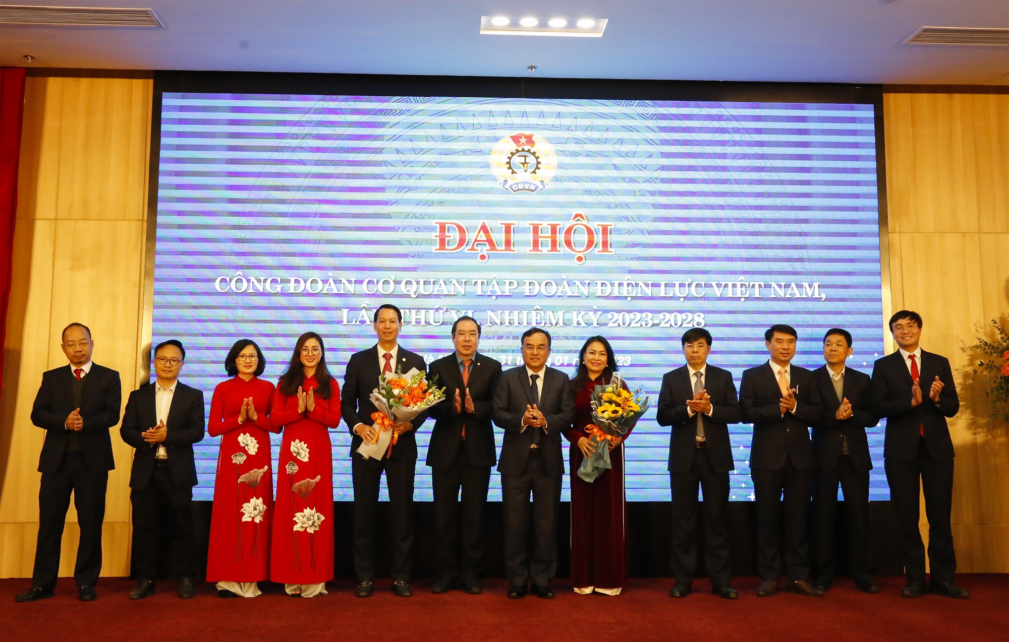 Đại hội Công đoàn Cơ quan Tập đoàn Điện lực Việt Nam lần thứ VI, nhiệm kỳ 2023-2028 thành công tốt đẹp. 7