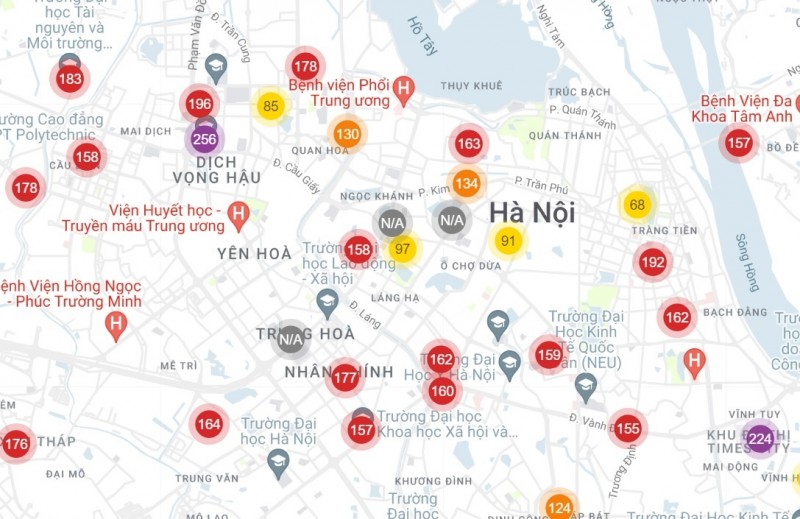 Hà Nội ô nhiễm không khí kéo dài hết tháng 2, mưa phùn tiếp diễn Hà Nội ô nhiễm không khí kéo dài hết tháng 2, mưa phùn tiếp diễn