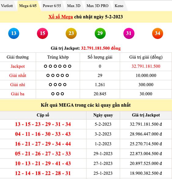 Trực tiếp kết quả xổ số hôm nay 5/2/2023: Xổ số miền Nam, xổ số miền Bắc, KQXS, xổ số miền Trung Trực tiếp kết quả xổ số hôm nay 5/2/2023: Xổ số miền Nam, xổ số miền Bắc, KQXS, xổ số miền Trung