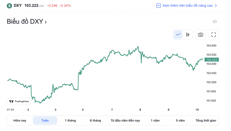 Tỷ giá USD hôm nay 10/2: Tiếp tục dao động ở mức 103 điểm Tỷ giá USD hôm nay 10/2: Tiếp tục dao động ở mức 103 điểm