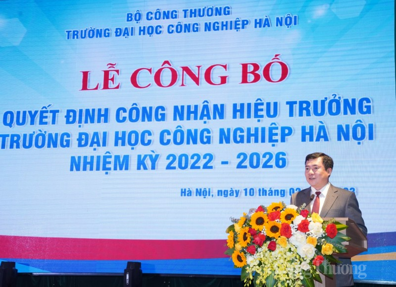 Bộ Công Thương bổ nhiệm TS Kiều Xuân Thực làm Hiệu trưởng Trường Đại học Công nghiệp Hà Nội