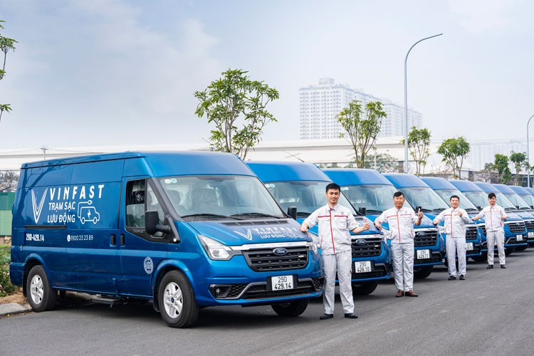 VinFast triển khai dịch vụ Sạc pin lưu động 24/7 trên toàn quốc VinFast triển khai dịch vụ Sạc pin lưu động 24/7 trên toàn quốc