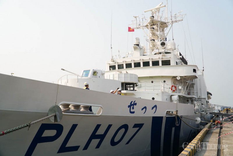 Tàu tuần tra của lực lượng bảo vệ bờ biển Nhật Bản cập cảng Đà Nẵng Tàu tuần tra của lực lượng bảo vệ bờ biển Nhật Bản cập cảng Đà Nẵng