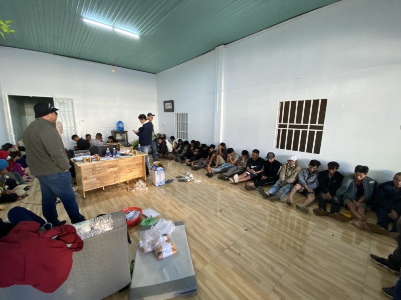 Lâm Đồng: Triệt phá sòng bạc, bắt giữ 37 đối tượng