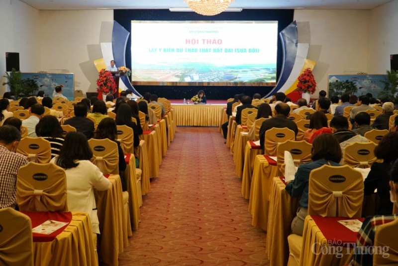 Bộ Công Thương chỉ đạo công tác lấy ý kiến góp ý dự thảo Luật Đất đai sửa đổi