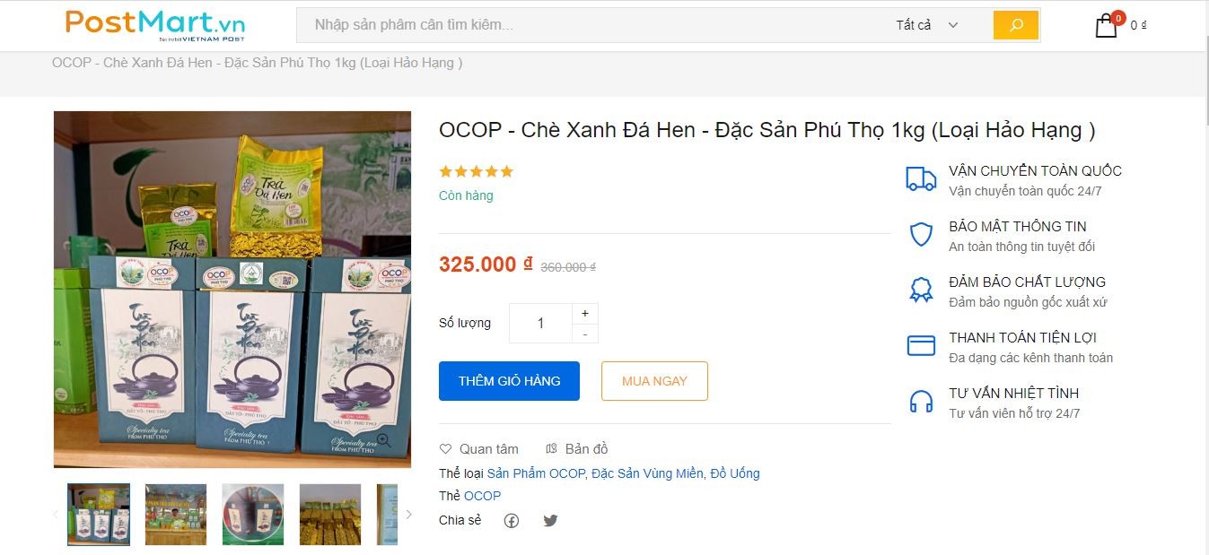 Phú Thọ: Thúc đẩy tiêu thụ sản phẩm OCOP qua thương mại điện tử