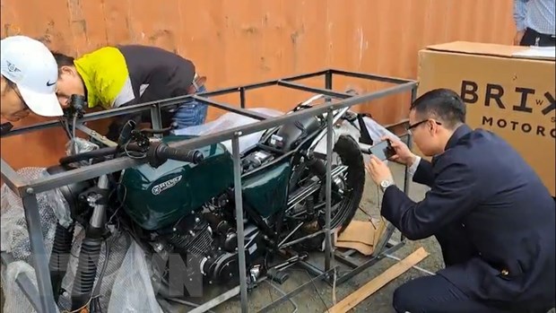 Phát hiện lô xe môtô nghi gian lận xuất xứ trị giá khoảng 3 tỷ đồng hình ảnh 2 Phat hien lo xe moto nghi gian lan xuat xu tri gia khoang 3 ty dong hinh anh 2