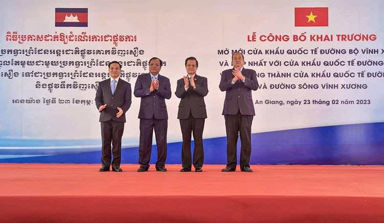 An Giang: Khai trương cửa khẩu Quốc tế Vĩnh Xương