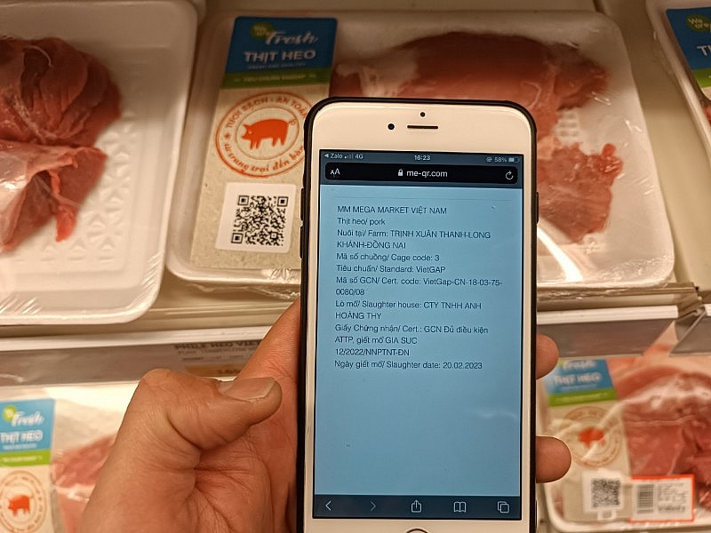 Mã QR giúp truy xuất nguồn gốc sản phẩm từ điện thoại Mã QR giúp truy xuất nguồn gốc sản phẩm từ điện thoại