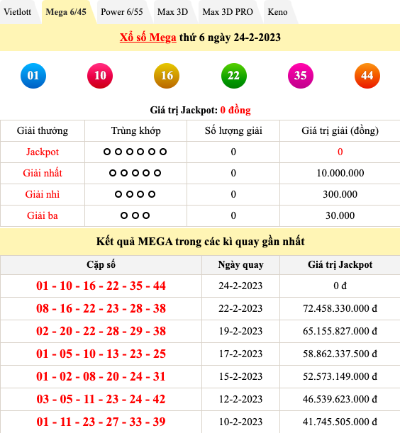 Trực tiếp kết quả xổ số hôm nay 24/2: Xổ số miền Nam, xổ số miền Trung, Vietlott Trực tiếp kết quả xổ số hôm nay 24/2: Xổ số miền Nam, xổ số miền Trung, Vietlott