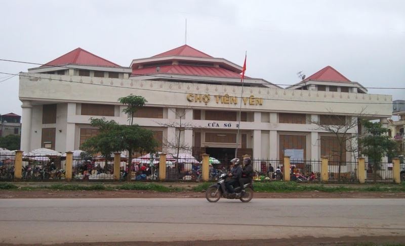 Chợ Tiên Yên nơi xảy ra vụ việc.
