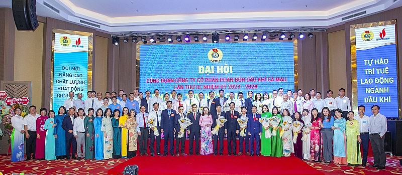 Đại hội Công đoàn Công ty Cổ phần Phân bón Dầu khí Cà Mau lần III, nhiệm kỳ 2023-2028 thành công tốt đẹp Đại hội Công đoàn Công ty Cổ phần Phân bón Dầu khí Cà Mau lần III, nhiệm kỳ 2023-2028 thành công tốt đẹp