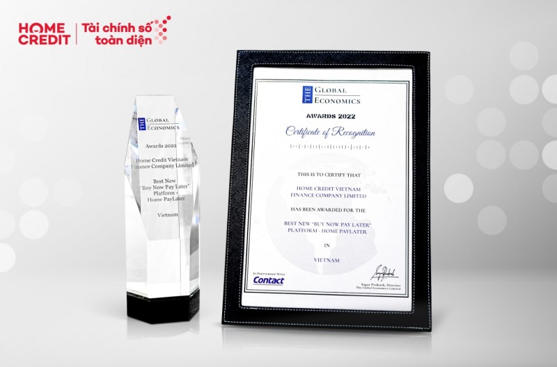 Sản phẩm mua trước trả sau Home PayLater đoạt giải thưởng quốc tế Sản phẩm mua trước trả sau Home PayLater đoạt giải thưởng quốc tế