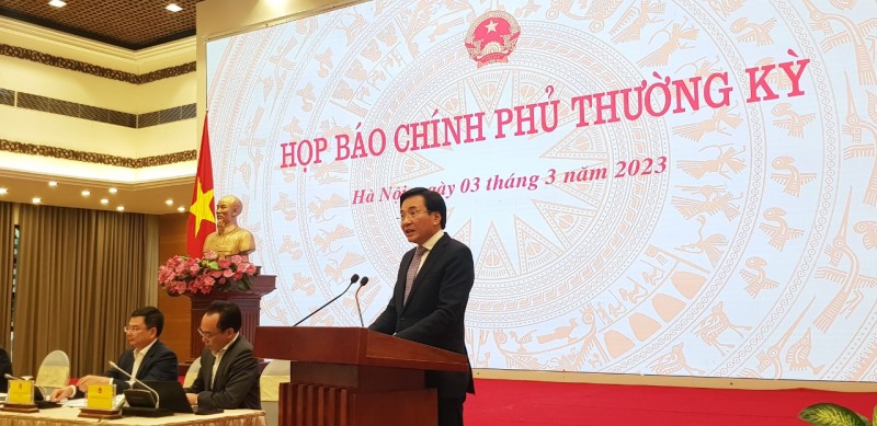 undefined Họp báo Chính phủ thường kỳ tháng 2/2023: Hoạt động thương mại, dịch vụ tăng cao so với cùng kỳ năm 2022