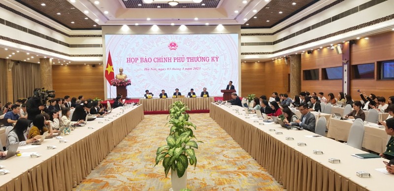undefined Họp báo Chính phủ thường kỳ tháng 2/2023: Hoạt động thương mại, dịch vụ tăng cao so với cùng kỳ năm 2022