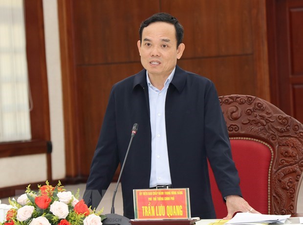 Phó Thủ tướng Trần Lưu Quang hội đàm với người đồng cấp Tây Ban Nha hình ảnh 1 Pho Thu tuong Tran Luu Quang hoi dam voi nguoi dong cap Tay Ban Nha hinh anh 1