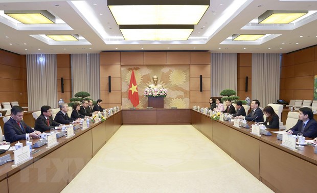 Chu tich Quoc hoi tiep lanh dao Lien doan cac to chuc kinh te Nhat Ban hinh anh 3