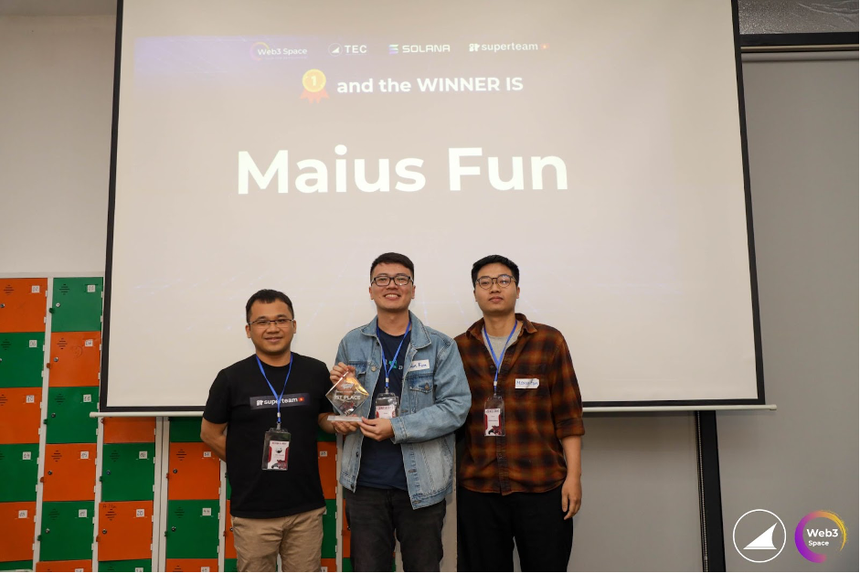 Maius Fun đoạt giải nhất cuộc thi ứng dụng công nghệ Blockchain "Road to Grizzlython" Maius Fun đoạt giải nhất cuộc thi ứng dụng công nghệ Blockchain "Road to Grizzlython"