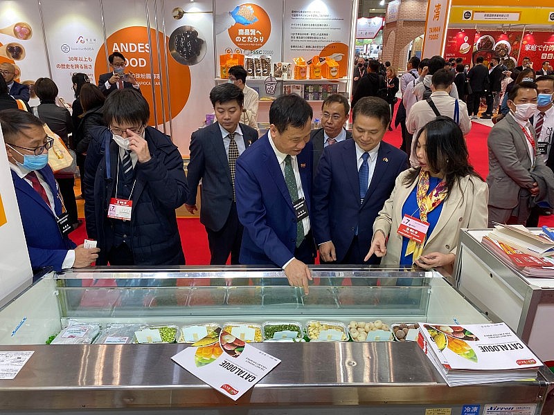 Nhiều sản phẩm rau quả đông lạnh của Việt Nam được giới thiệu tại Foodex Japan 2023 thu hút sự quan tâm của đối tác Nhật Bản Nhiều sản phẩm rau quả đông lạnh của Việt Nam được giới thiệu tại Foodex Japan 2023 thu hút sự quan tâm của đối tác Nhật Bản