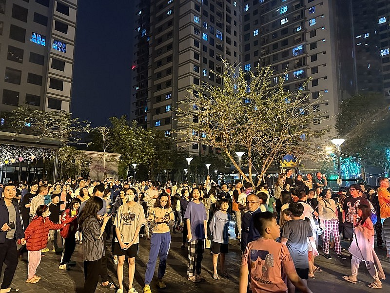 Cháy tại Khu đô thị Goldmark City, hàng nghìn người hoảng loạn