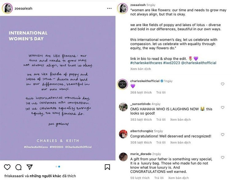 Cô bé từng bị chế giễu vì gọi túi Charles & Keith là “hàng hiệu” giờ đã thành đại sứ của hãng Cô bé từng bị chế giễu vì gọi túi Charles & Keith là “hàng hiệu” giờ đã thành đại sứ của hãng