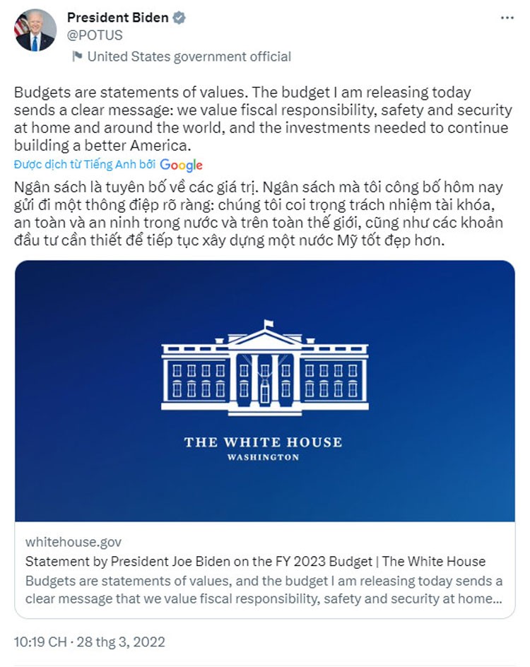 Hoa Kỳ đề xuất đánh thuế cao hơn đối với người giàu, giải quyết tình trạng bất bình đẳng Hoa Kỳ đề xuất đánh thuế cao hơn đối với người giàu, giải quyết tình trạng bất bình đẳng