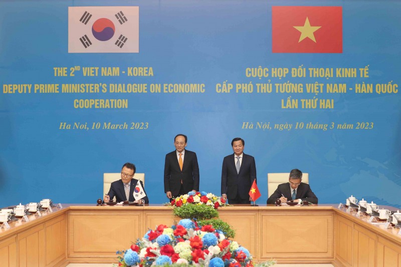 Đối thoại kinh tế cấp Phó Thủ tướng Việt Nam - Hàn Quốc lần thứ hai: Thoả thuận hợp tác 5 lĩnh vực